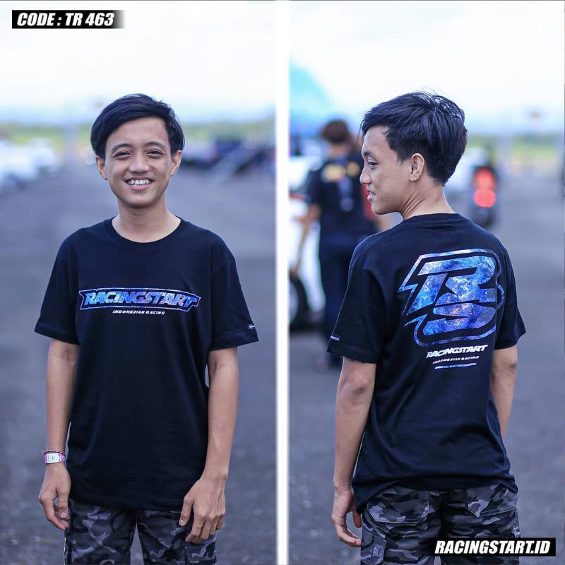 kaos racing CMT hitam
