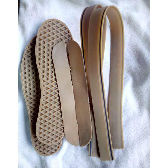TERBARU  sol sepatu sol vans foxing bemper sneakers berkualitas gum strip hitam