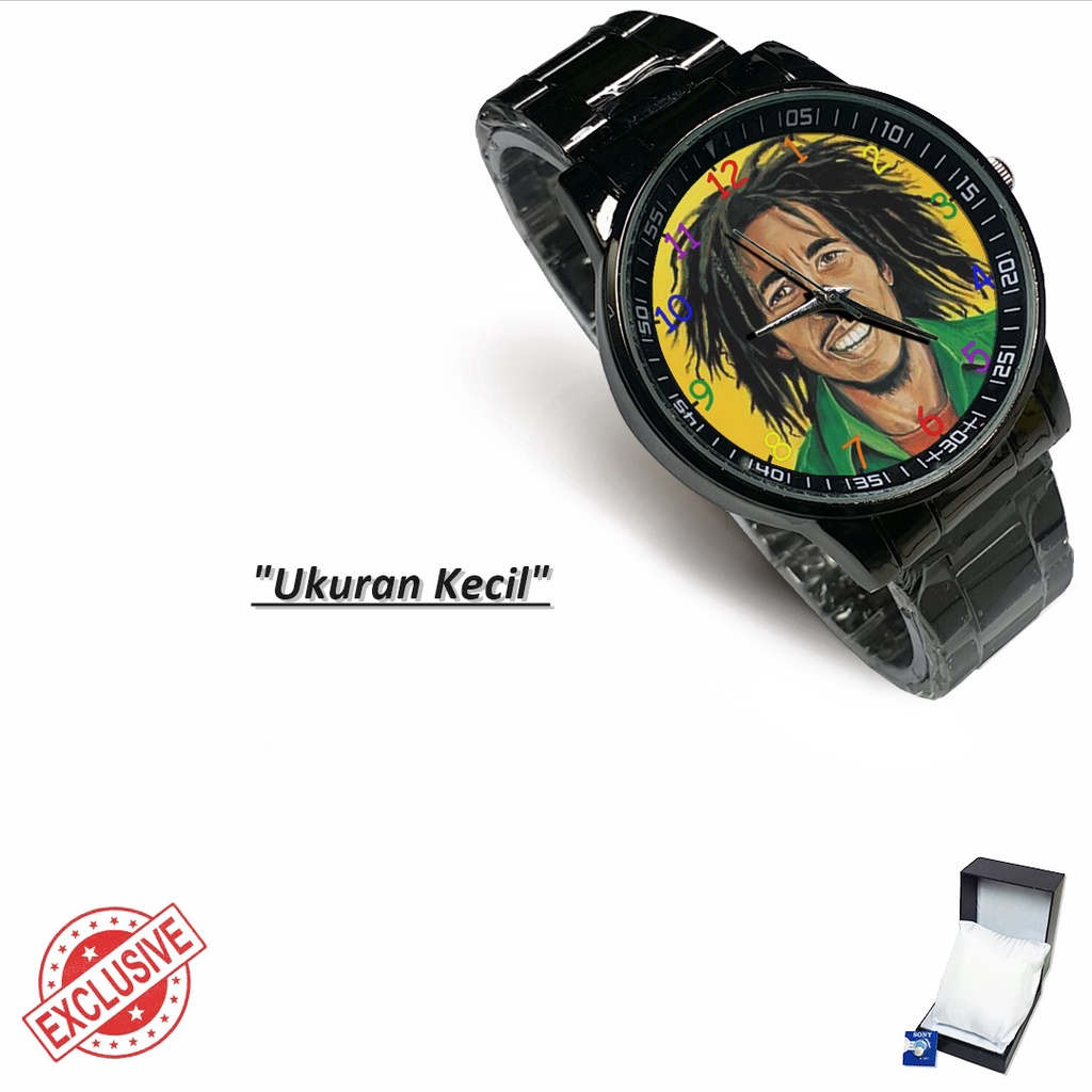 Jam Tangan Rantai Couple BOB MARLEY (Nice)