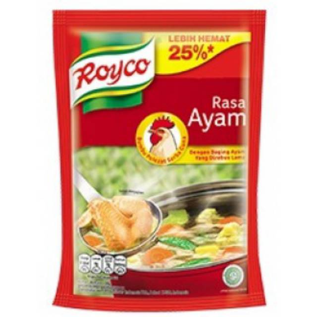 

Royko sachet kemasan 100 gram sapi atau ayam