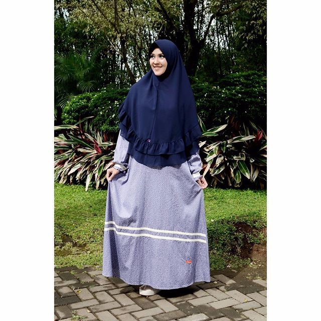 TERBARU Gamis Syar'i Nibras NS 13 Abu Coklat Hitam Merah Pink