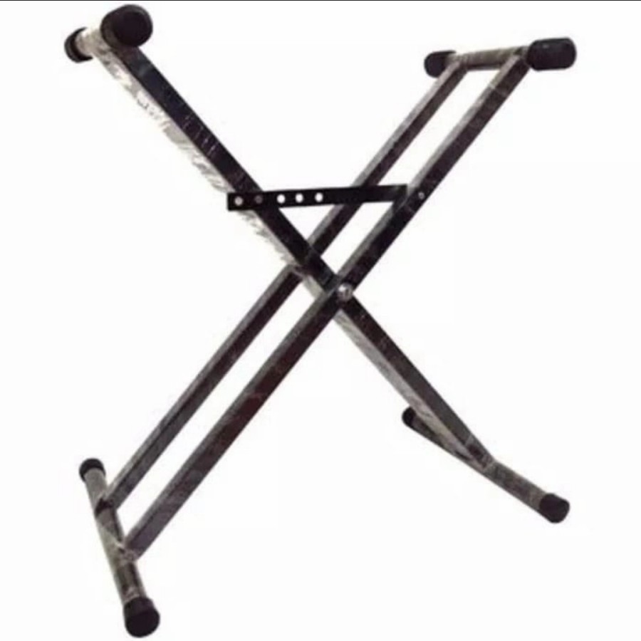 Stand Keyboard Double Silang Stand Keyboard X Double