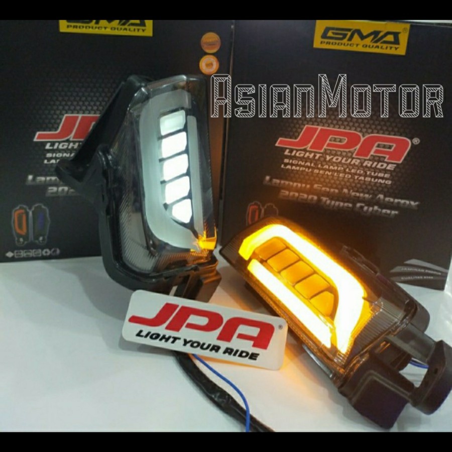 Lampu Sen Sein LED New Aerox Connected 2020 2021 JPA Sen Sein LED Lamp Motor Yamaha Aerox 2020 2021 Merk JPA Original