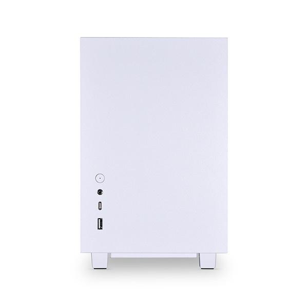 LIAN LI Q58W4 - WHITE - ALUMINUM MINI-ITX CASE - PCIe4.0 - TEMPERED