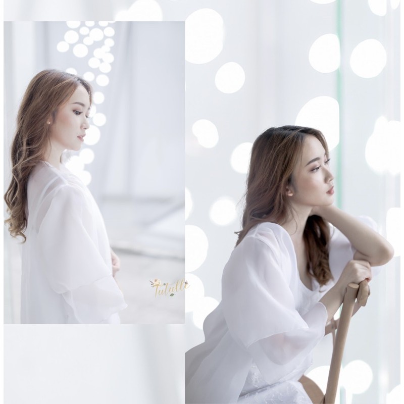 Odette White Robe Pengantin / Kimono Pengantin