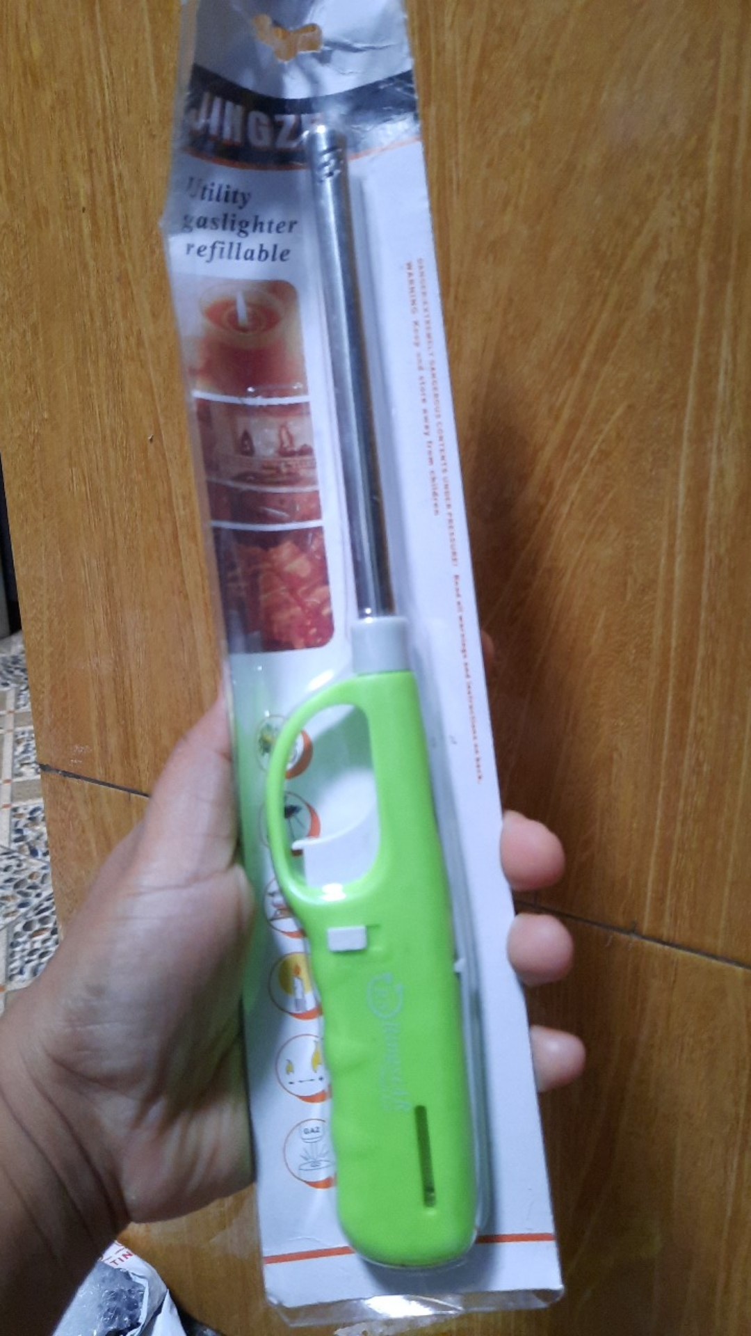 (60gr) Alat Pistol Lighter Panjang Pemantik Gas Korek Api Kompor Dan Lilin