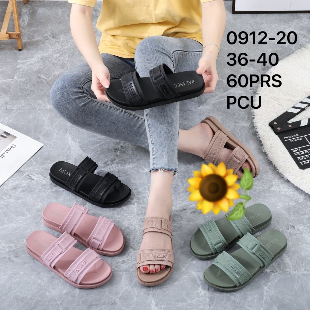 Sandal Karet Jelly Wedges Wanita import Model Terbaru Original Kekinian by AGUNG STYLE Balance 0912-20