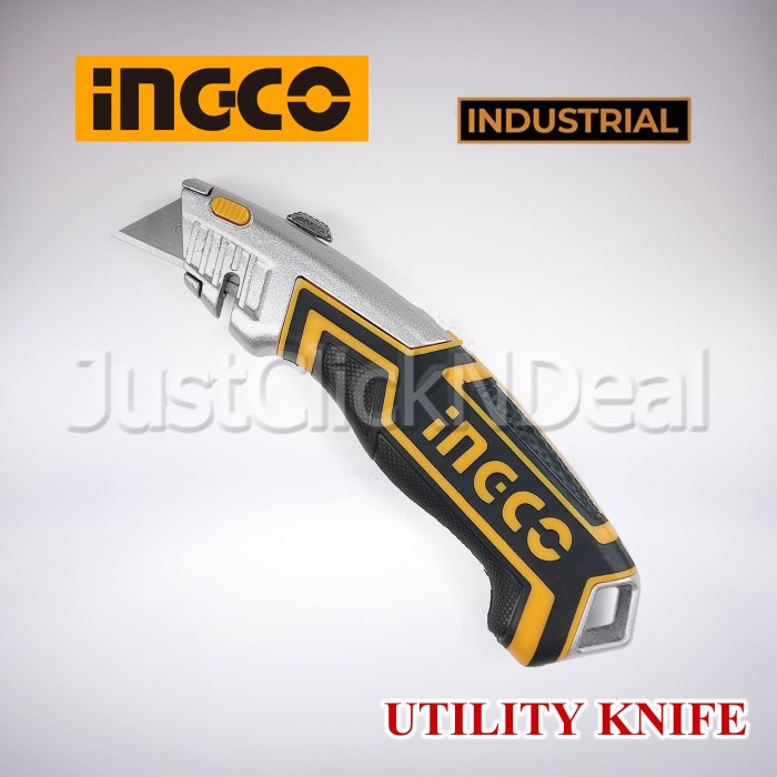 

Ingco Utility Knife Industrial Pisau Cutter Besar Serbaguna