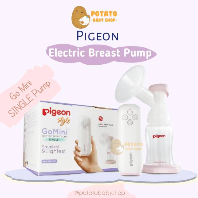 Pigeon - Go Mini Single Electric Breast Pump / pompa asi