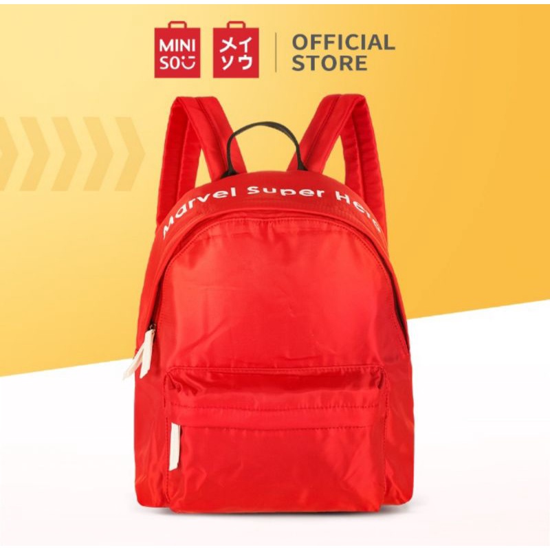 Tas Ransel Pria/Wanita edisi Marvel asli Miniso