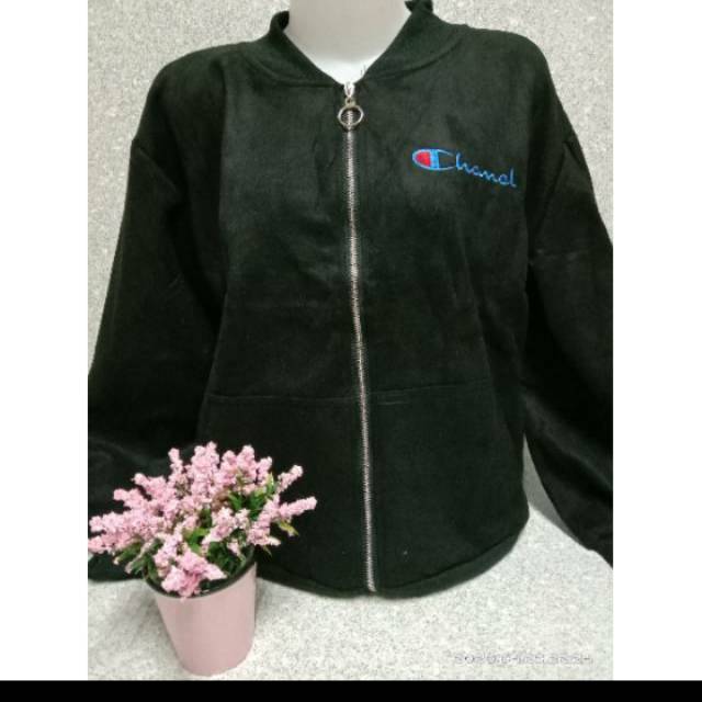 Jaket suede import Chanel