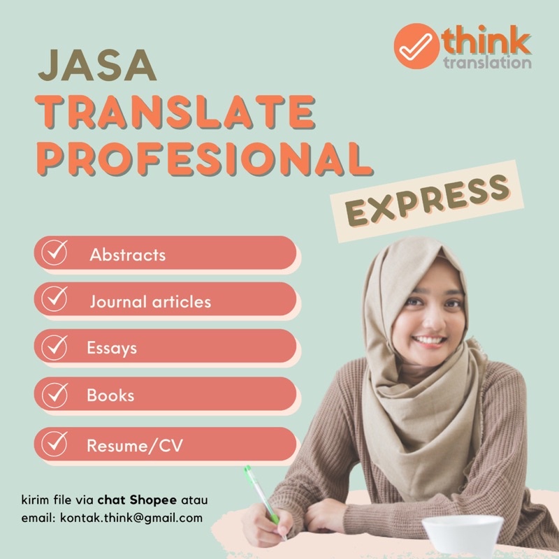[Express] Jasa Translate Bahasa Inggris x Bahasa Indonesia