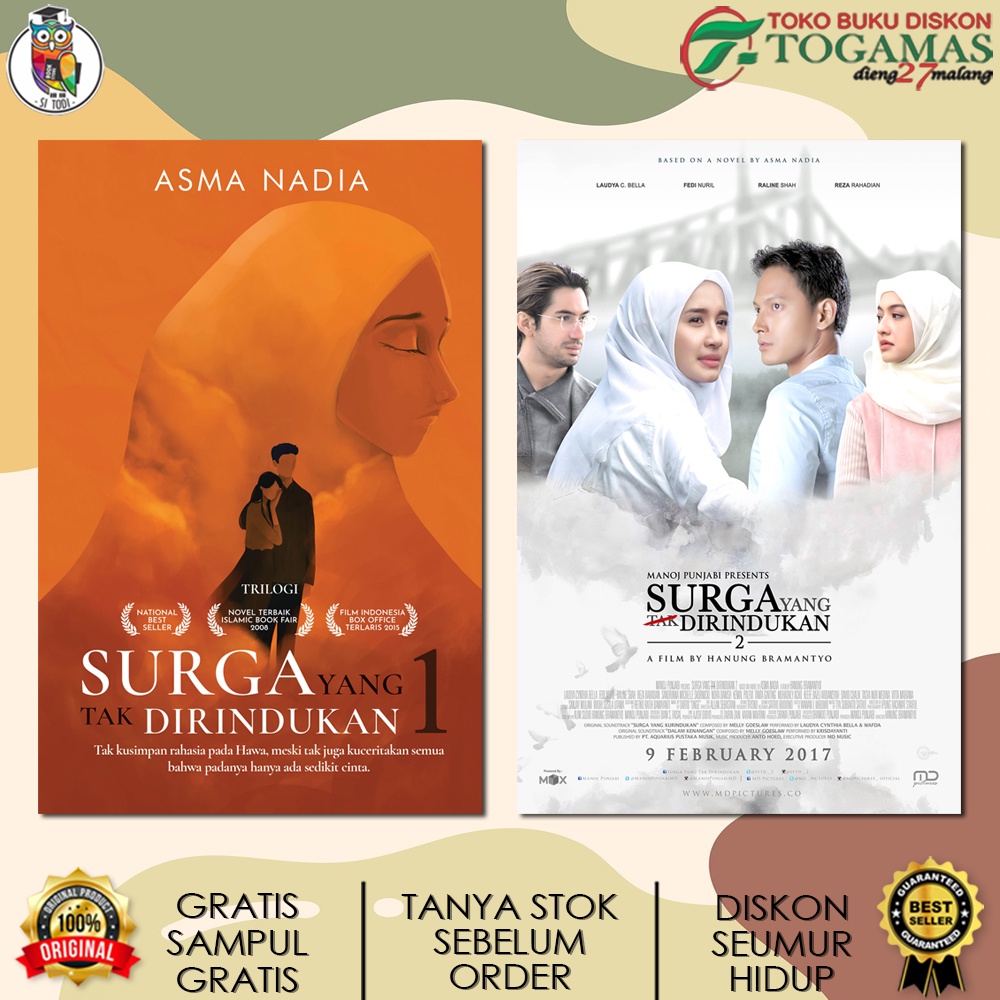 SERI NOVEL SURGA YANG TAK DI RINDUKAN 1 2 KARYA ASMA NADIA