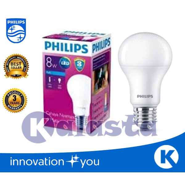 Lampu LED PHILIPS 8W PROMO TERMURAH PHILIPS 8Watt 8 W BERGARANSI