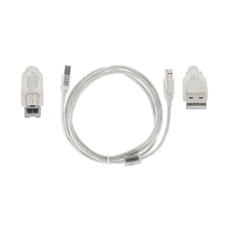 ABW1 | KABEL USB 2.0 MALE TO PRINTER MALE WEBSONG 1.5 M (TRANSPARANT)