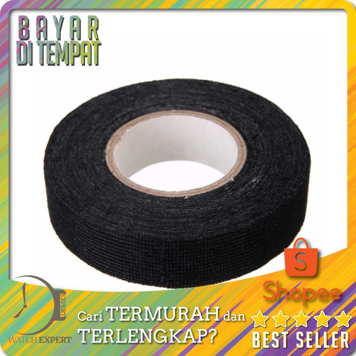 TERLARIS Lakban Kabel Listrik Adhesive Cloth Wiring Tape 19mm Mayitr AG BI02980