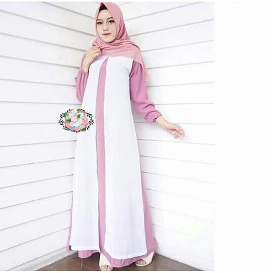 [COD] Candy Dress Ns Fc Najibah Gamis Syar'i Asdf Abu Muslim Modis Modern