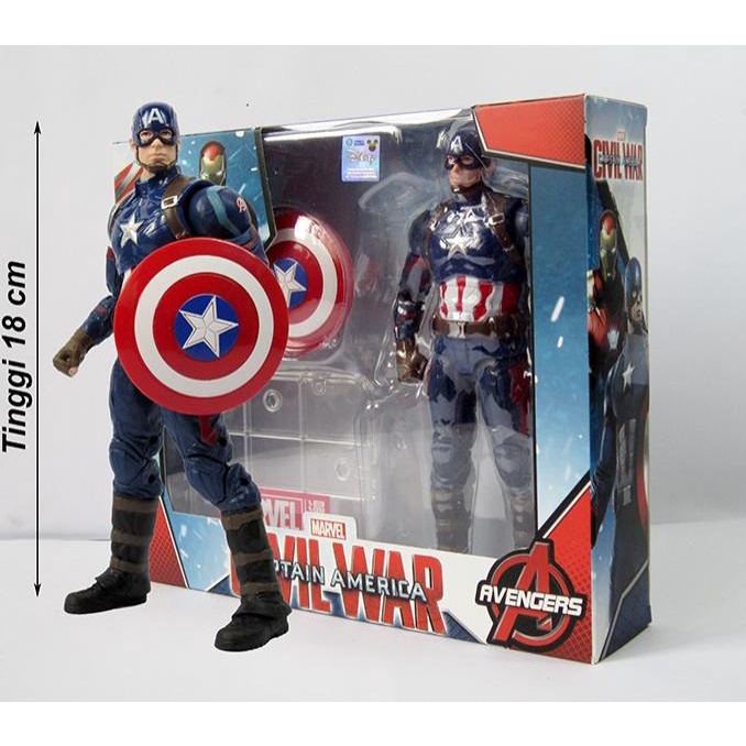 Action Figure Avengers Captain America Civil War Original ZD Toys