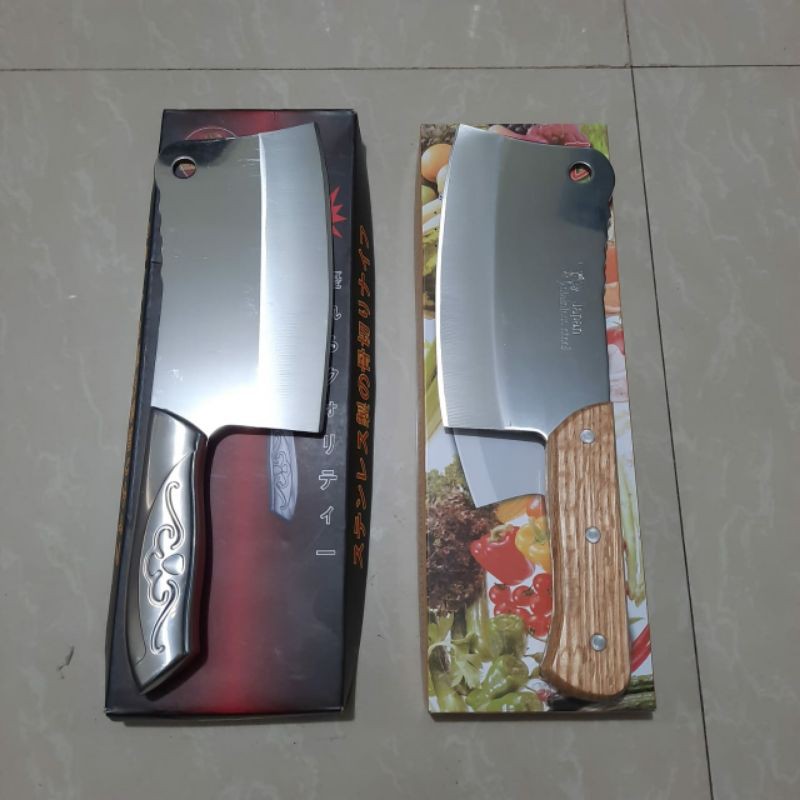 NEW!! PISAU DAGING YOUNGJIN GAGANG KAYU DAN STAINLESS