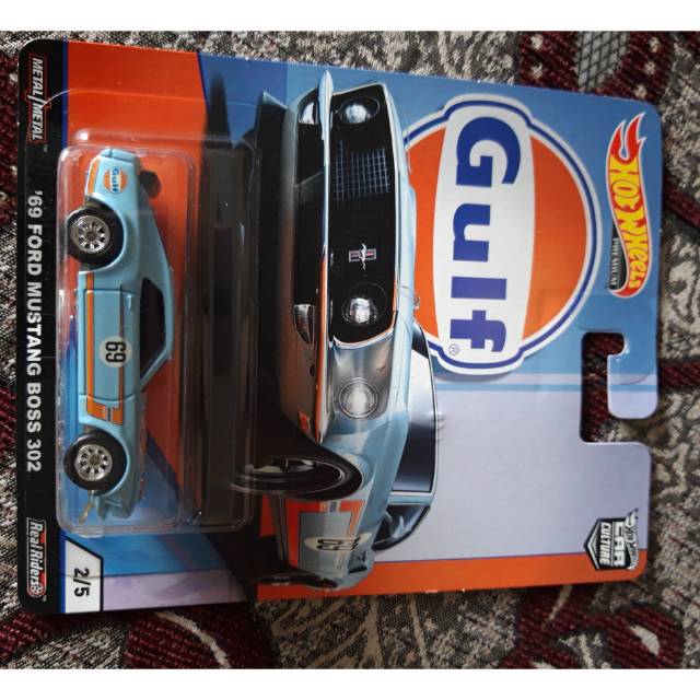 Hot Wheels Premium Gulf '69 Ford Mustang Boss