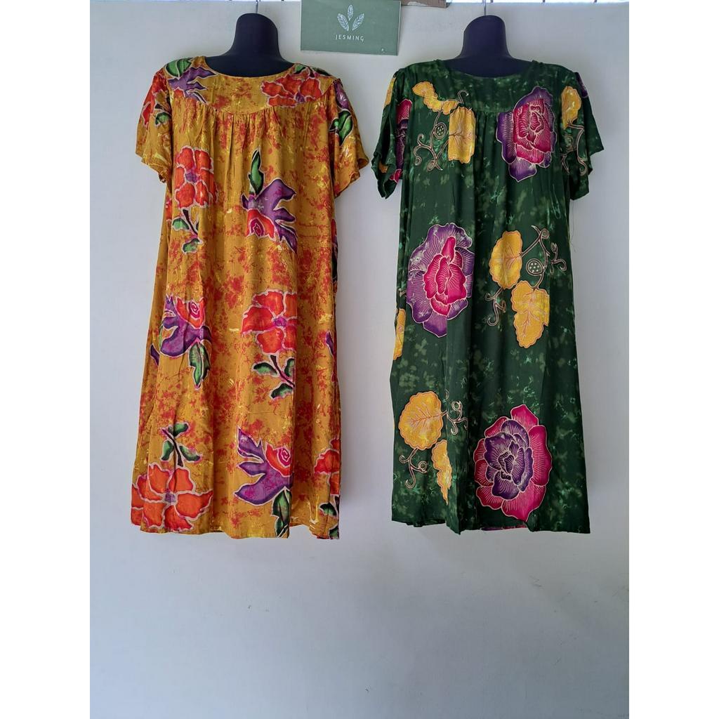 Daster Tangan Batik Sunan Model Baby Look XL