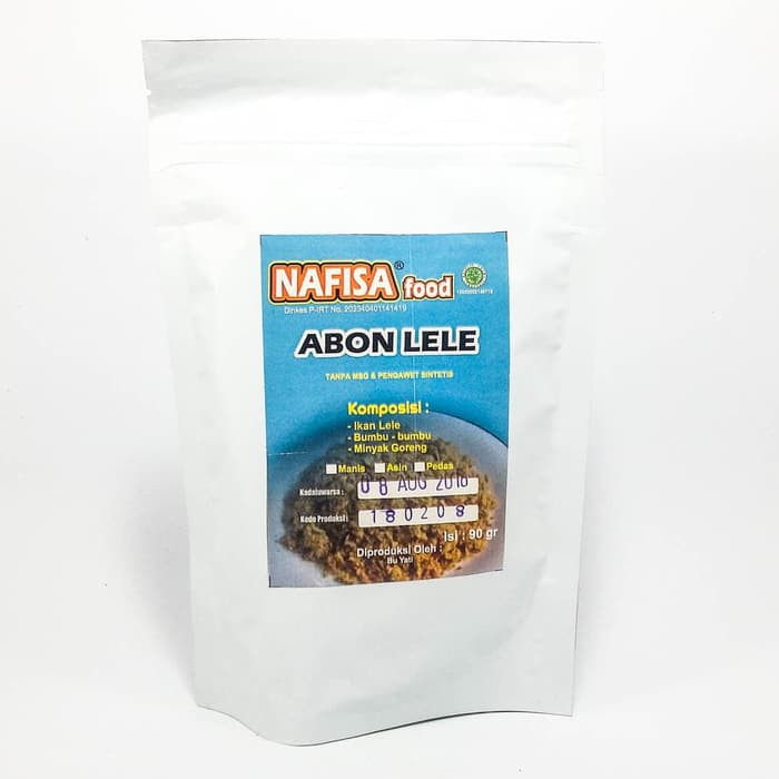 

Nafisa, Abon Lele 90 gr non MSG,HALAL Murah