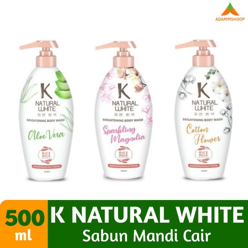 K Natural White Sabun Mandi Cair 500ml