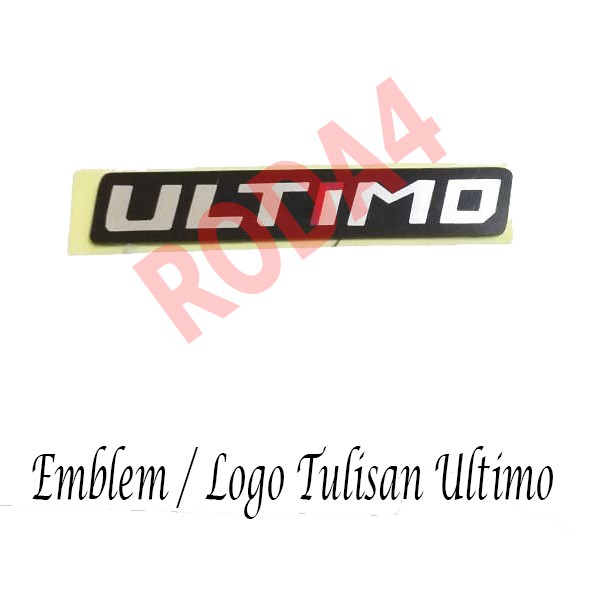 Emblem  Logo Tulisan Ultimo