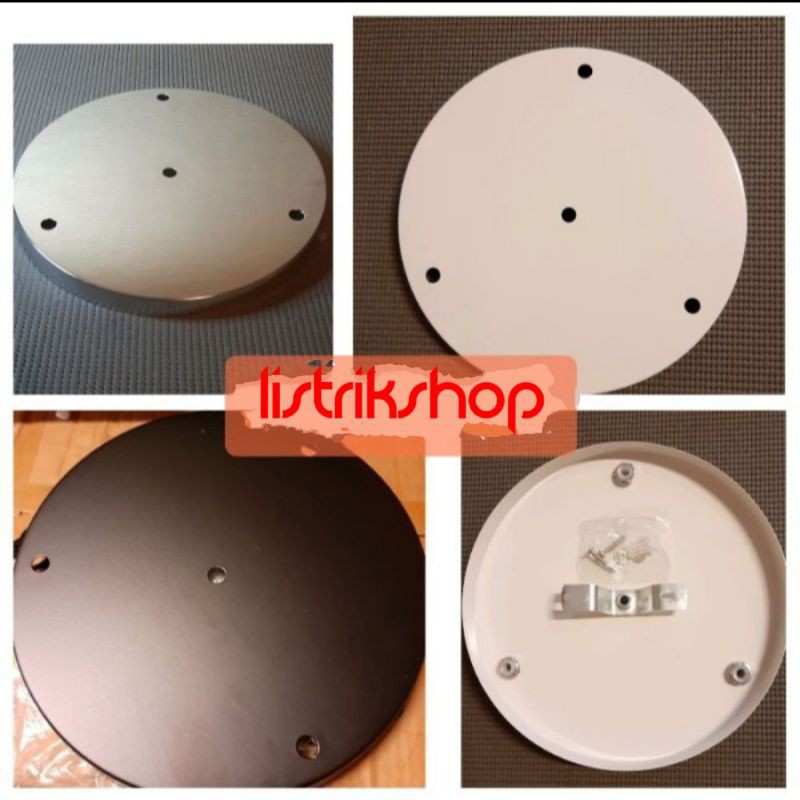 Dop Base Kap Plafon Lampu Gantung 3 Lubang