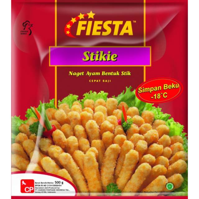 Fiesta chicken nugget stikie / nugget stik fiesta 500gr / nugget stick / nugget original