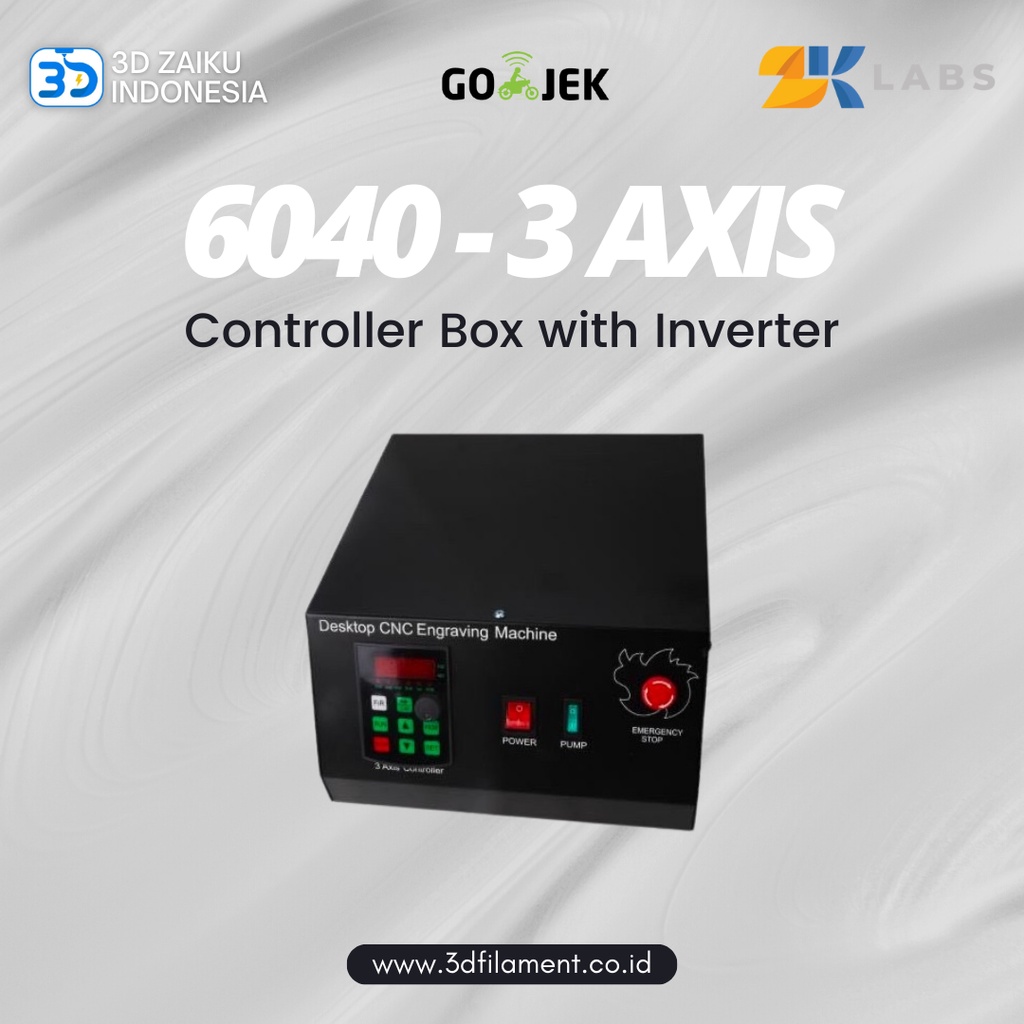 CNC Router 6040 3 Axis Controller Box with Inverter