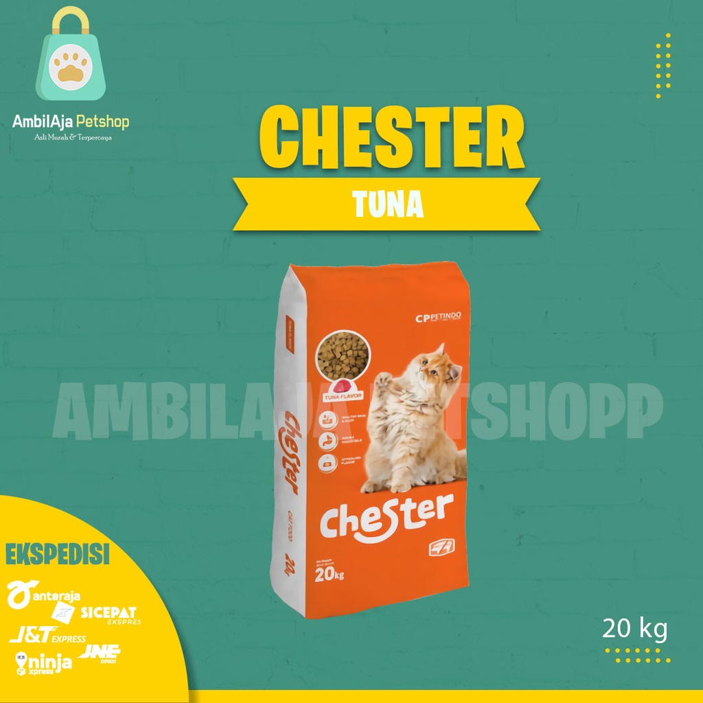 Makanan kucing Chester Tuna Cat Food 20 kg