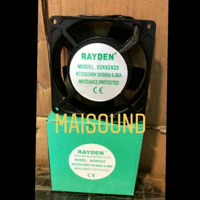 Kipas Angin Rayden 92 x 92 x 25 Fan AC 92 x 92 x 25