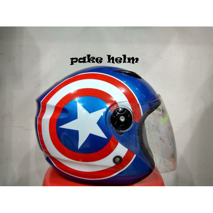 BEST QUALITY HELM BMC MILAN CAPTAIN AMERICA