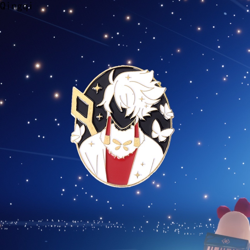 Bros Pin Enamel Desain Anime Sky Child of The Light Bahan Metal Untuk Koleksi