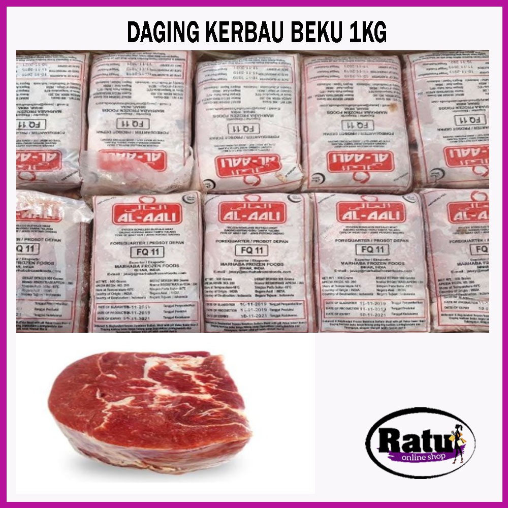 

DAGING KERBAU BEKU 1 Pack 900 Gram