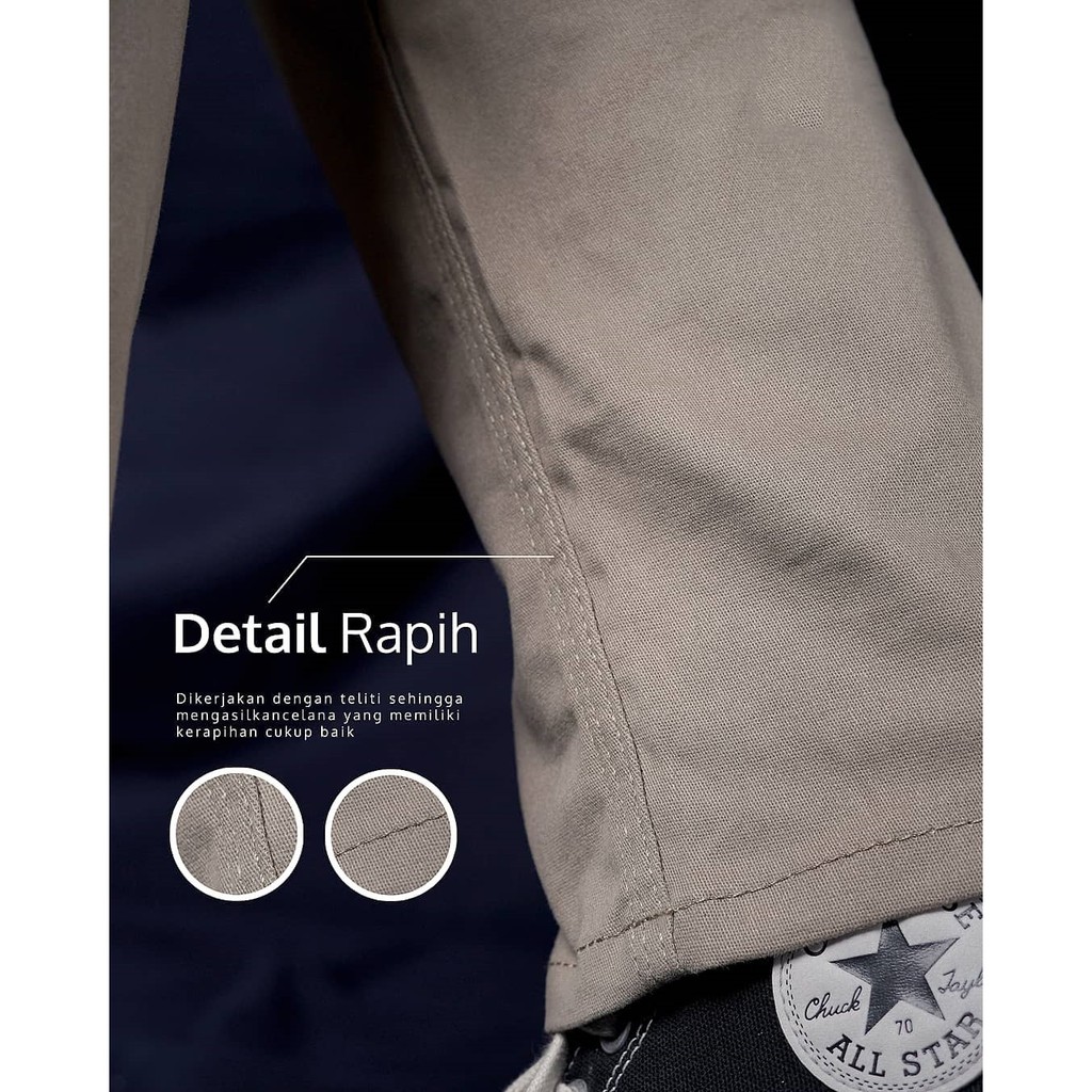 Celana Panjang Pria Casual Chino Pants Slim fit Outfit Distro Premium