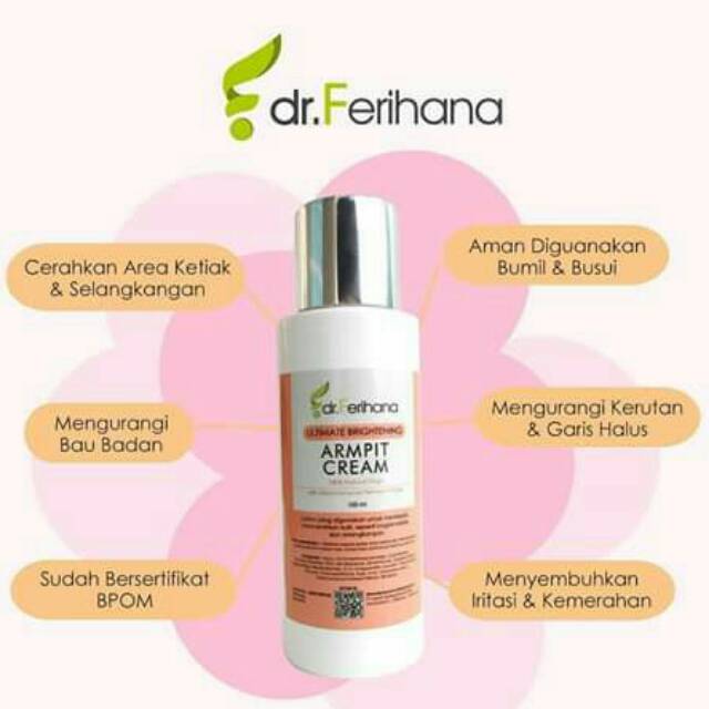 CREAM  KETIAK Ultimate Brightening Armpit Cream dr. Ferihana