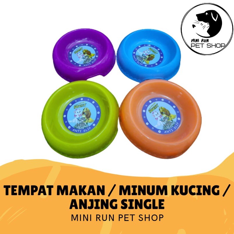 Tempat Makan Kucing Single / Tempat Makan Kucing / Tempat Makan Hamster
