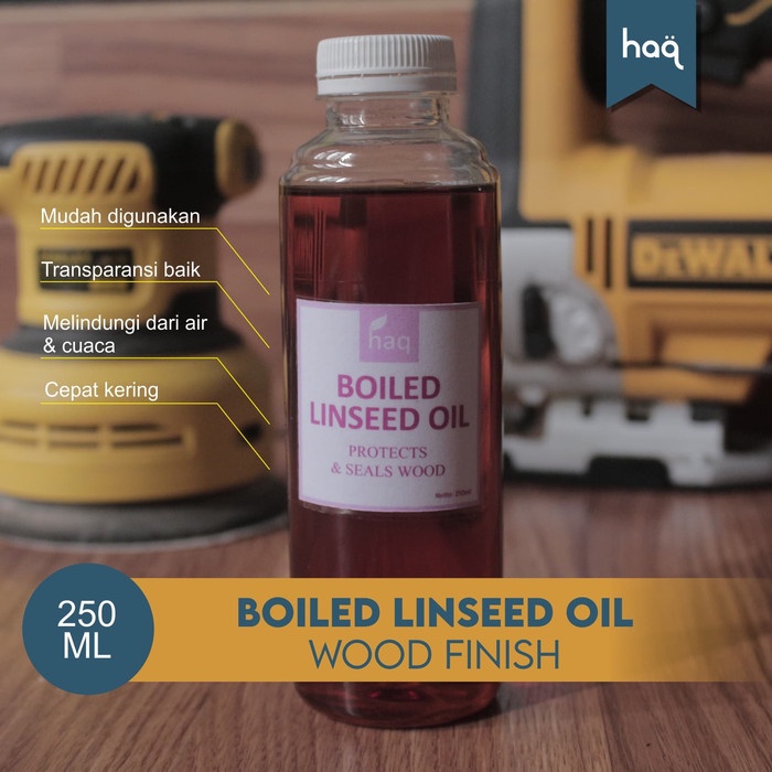

kayucat- linseed oil / minyak boiled linseed oil (blo) -cat kayu