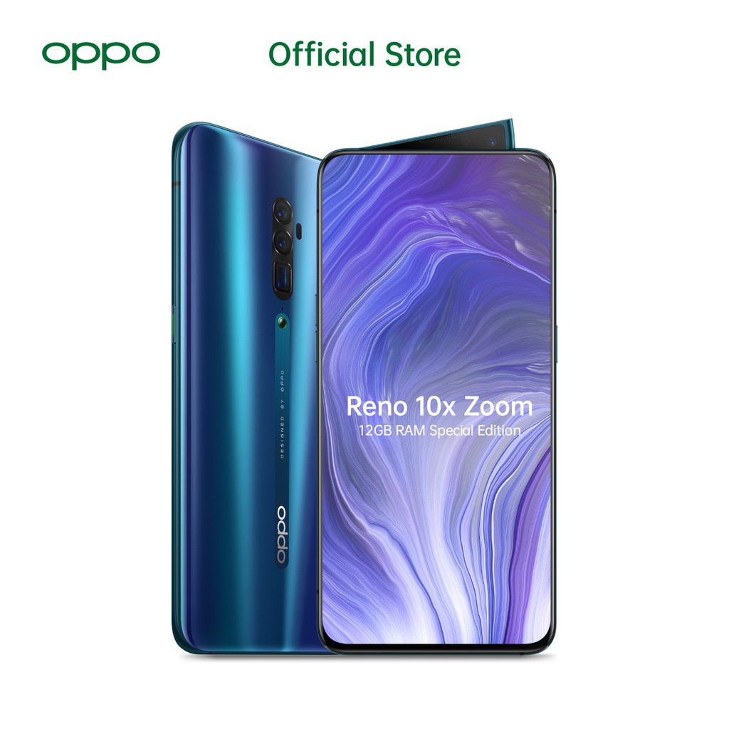[SHOPEE 10RB] OPPO Reno 10X Zoom 12GB RAM / 256GB ROM Ocean Blue
