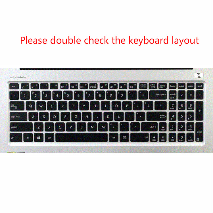 For 15.6inch ASUS ZX50J/JX ZX50VW GL552 FXPRO FX-Plus 6700 6300 Soft Ultra-thin Silicone Laptop Keyboard Cover Protector