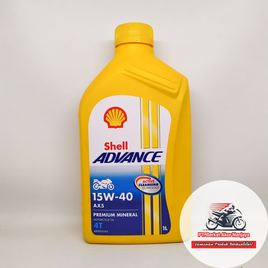 Oli Shell Advance AX5 15W40 - 1 Liter