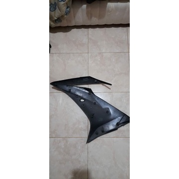 Fairing Kanan Kiri R15 V3 2nd Hitam doff repaint Hitam Glossy