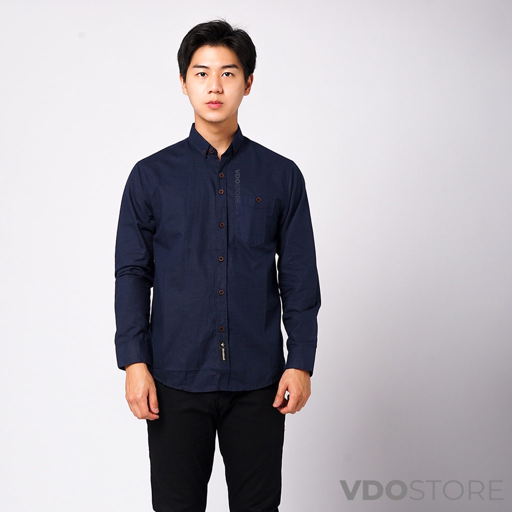 KEMEJA PRIA NAVY BASIC LENGAN PANJANG BAJU DEWASA POLOS PREMIUM KEMEJA KERJA TEBAL M L XL MEN SHIRT KEMEJA KANTOR FORMAL SANTAI CASUAL SEMI KASUAL VIRAL MURAH KATUN KUALITAS