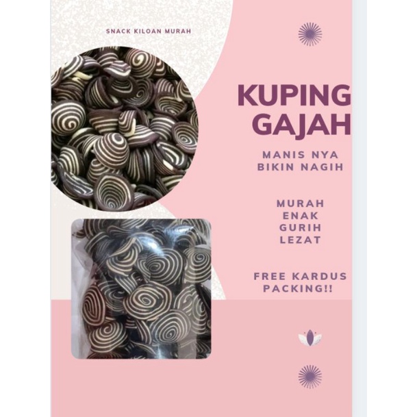 

KUPING GAJAH 400 GRAM/SNACK KILOAN MURAH