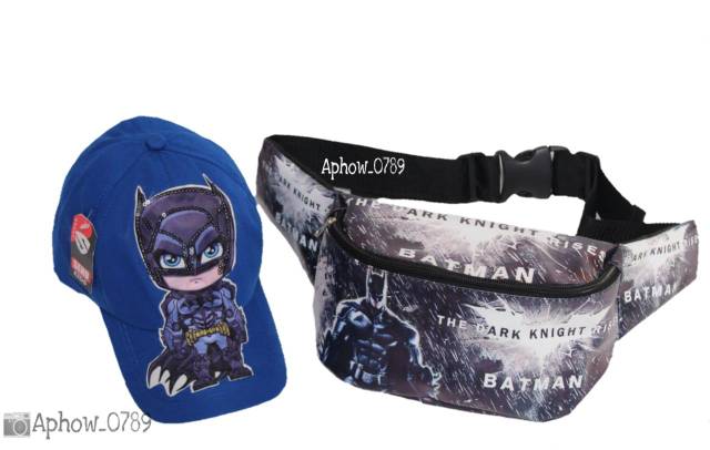 Tas selempang anak batman gratis topi led