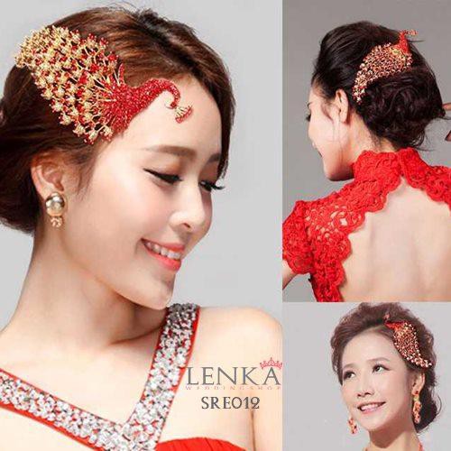 LENKA SIRKAM RAMBUT ASESORIS SANGGUL PREWEDDING MERAK GOLD SRE012