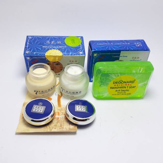 PAKET CREAM DEOONARD SET+SABUN HIJAU ORYGINAL