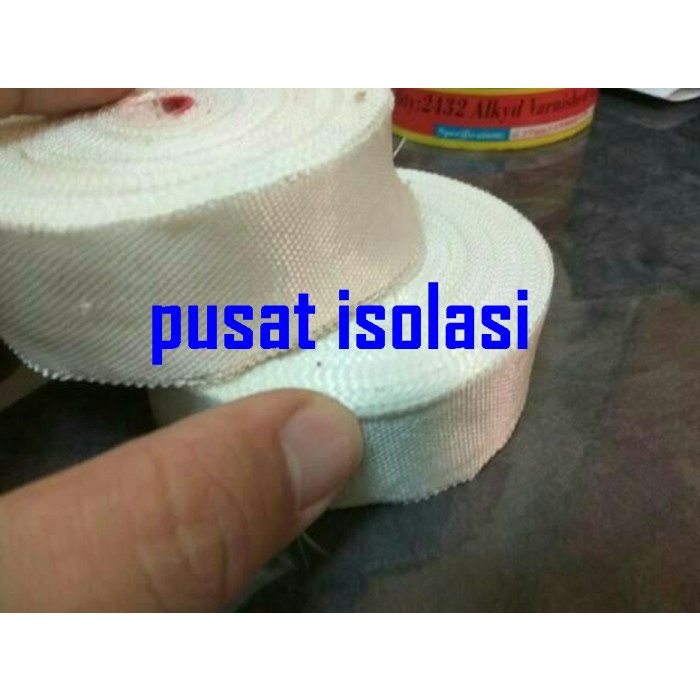 

Unik Pita Tahan Panas / Pita Fiber Glass Cloth Tape 1" Inch/Murah Terbatas